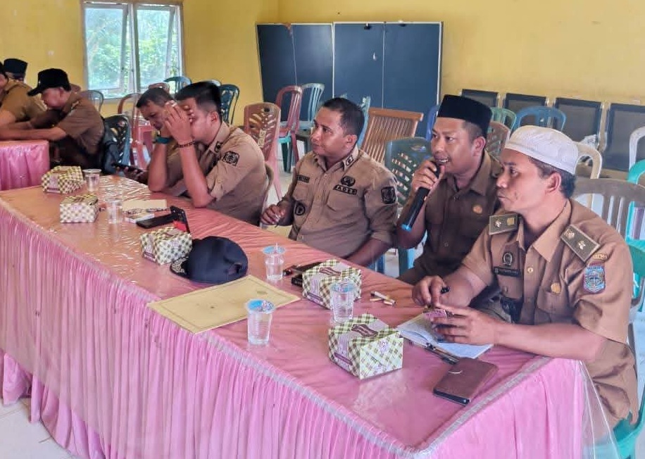 Rakor Kepala Desa Sungai Manau